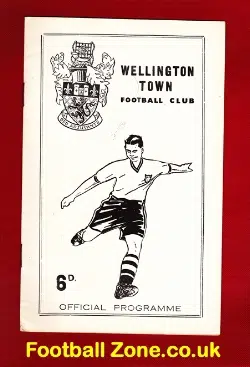 Wellington Town v Hereford United 1964