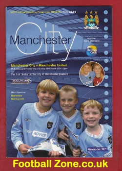 Manchester City v Manchester United 2004 - 1st Derby New Stadium