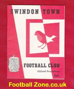 Swindon Town v Plymouth Argyle 1964