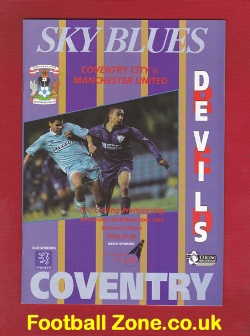 Coventry City v Manchester United 1995