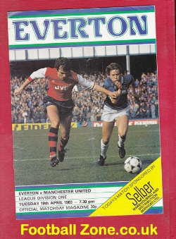 Everton v Manchester United 1983 – Laurie Cunningham Debut