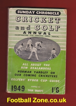 Sunday Chronicle Cricket And Golf Anual 1949