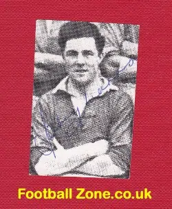 Manchester United Johnny Morris Signed Picture - 1940s