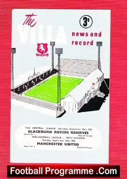 Aston Villa v Manchester United 1961