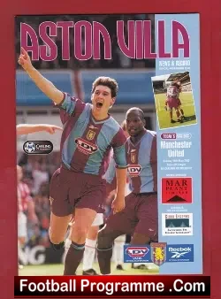 Aston Villa v Manchester United 2000