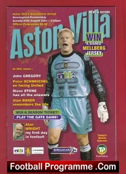 Aston Villa v Manchester United 2001