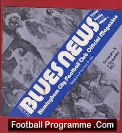 Birmingham City v Tottenham 1972