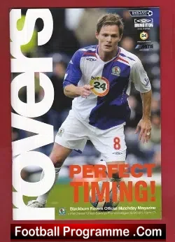 Blackburn Rovers v Manchester United 2008