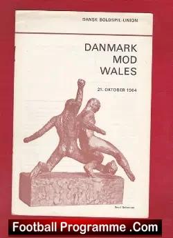 Denmark v Wales 1964 – Welsh away Match