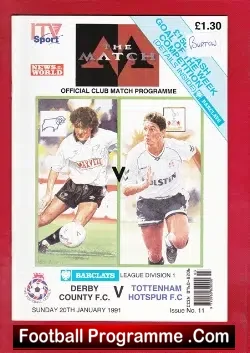 Derby County v Tottenham 1991 – ITV Sport Issue