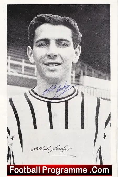Dunfermline Athletic v Clyde 1966 - Mike Judge Autograph