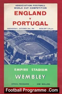 England v Portugal 1961