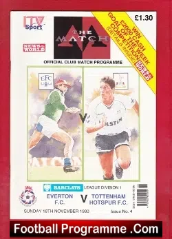 Everton v Tottenham 1990 – ITV Sport Issue