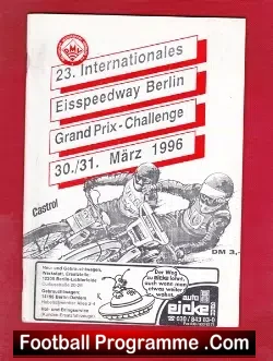 Germany ICE Speedway Grand Prix Challenge 1996 – Berlin