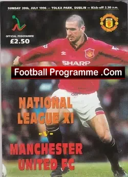 Ireland National League v Manchester United 1996 Eric Cantona Dublin