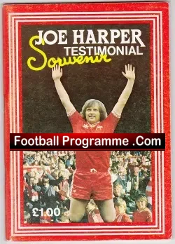 Joe Harper Benefit Match Testimonial Aberdeen 1980
