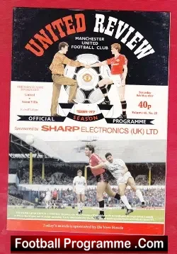 Manchester United v Aston Villa 1987