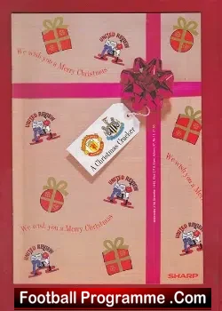 Manchester United v Newcastle United 1995 – Gift Wrap Cover