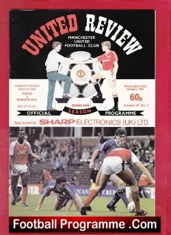 Manchester United v Norwich City 1988