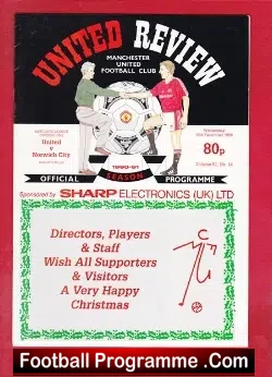 Manchester United v Norwich City 1990