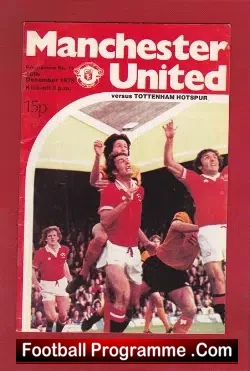 Manchester United v Tottenham 1978