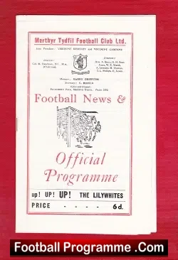Merthyr Tydfil v Canterbury City 1965