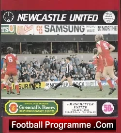Newcastle United v Manchester United 1987