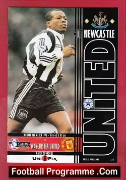 Newcastle United v Manchester United 1996 – Cantona Kevin Keegan