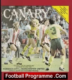 Norwich City v Manchester United 1979