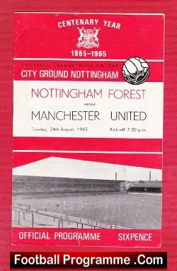 Nottingham Forest v Manchester United 1965