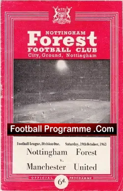 Nottingham Forest v Manchester United 1963