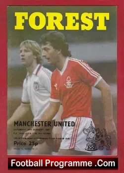 Nottingham Forest v Manchester United 1981 – FAC Match