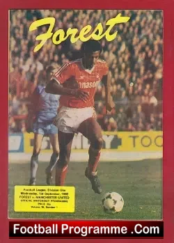 Nottingham Forest v Manchester United 1982