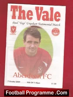Paul Urquhart Testimonial Benefit Match Yogi Aberdeen 2009