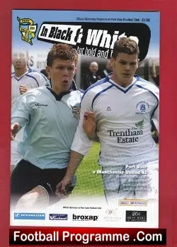 Port Vale v Manchester United 2007