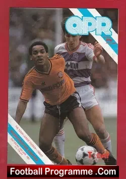 Queens Park Rangers v Manchester United 1987 Ferguson 1st Season - football programme