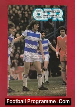 Queens Park Rangers v Manchester United 1978 - football programme
