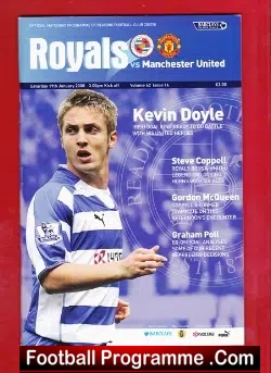 Reading v Manchester United 2008