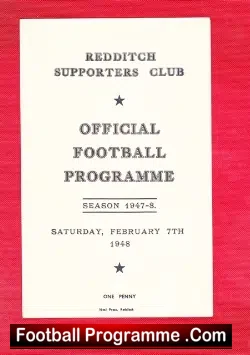 Redditch United v Bedworth Town 1948