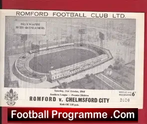 Romford v Chelmsford City 1964