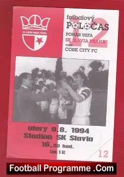 Slavia Prague v Cork City 1994 – Czech