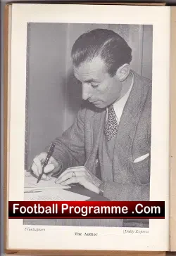 Stanley Matthews Feet First Book - First Edition 1948 - football memorabilia