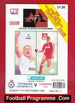 Tottenham Hotspur v Liverpool 1990 – ITV Sport Issue