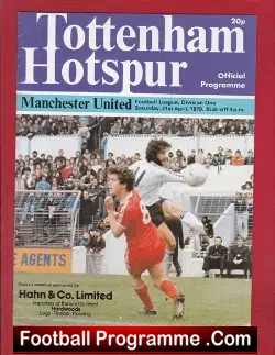 Tottenham Hotspur v Manchester United 1979