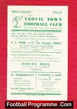 Yeovil Town v Chelmsford City 1948