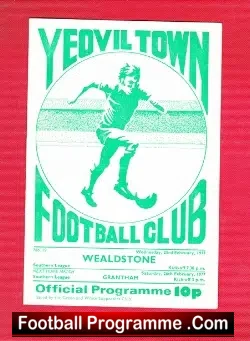 Yeovil Town v Wealdstone 1977