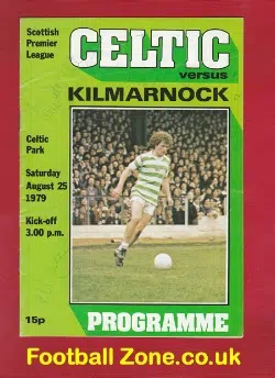 Glasgow Celtic v Kilmarnock 1979 - Multi Autographed Signed