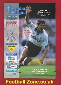 Tottenham Hotspur v Manchester United 1991