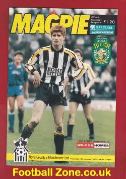 Notts County v Manchester United 1992