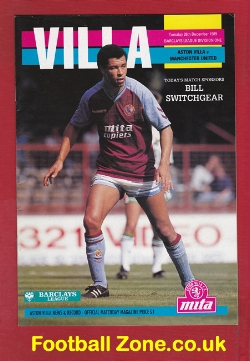 Aston Villa v Manchester United 1989